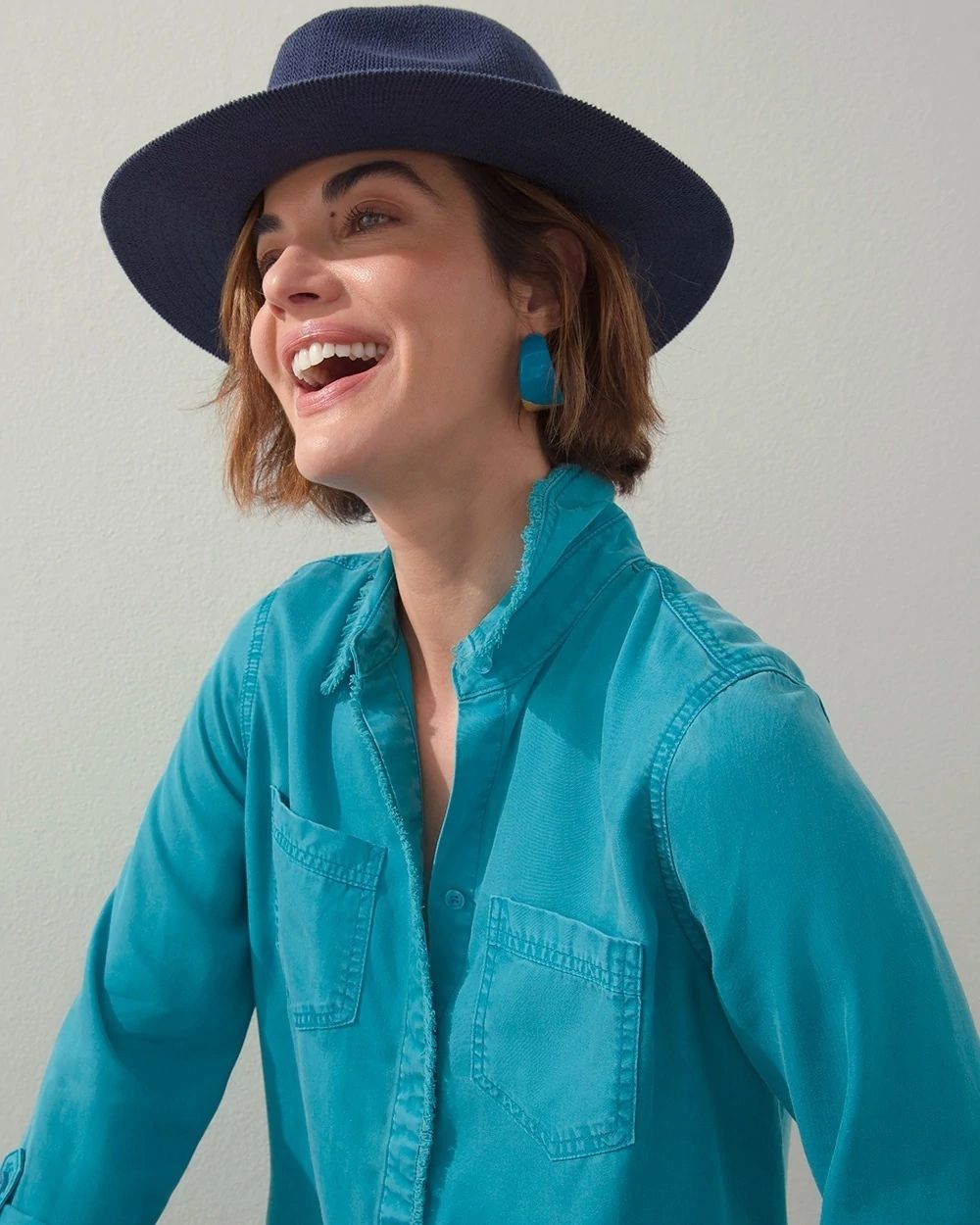 Coin Trim Knit Fedora