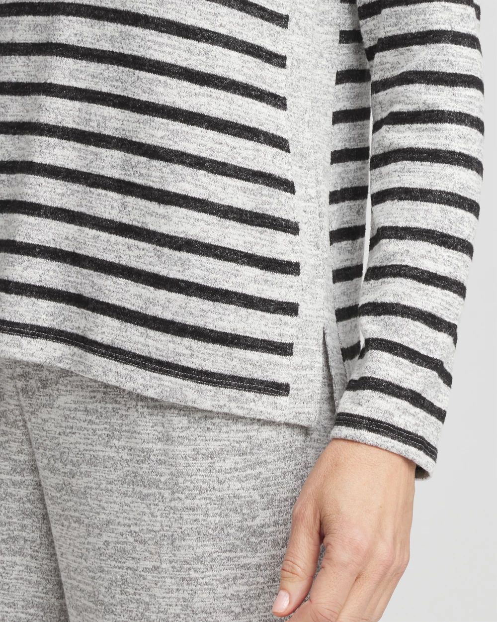 Zenergy® Soft Essentials Stripe Long Sleeve Top