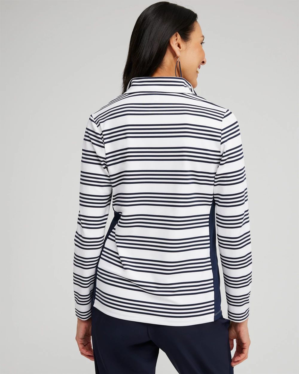 Zenergy® UPF Stripe Long Sleeve Top