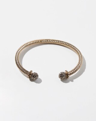 Gold Tone Cuff Bracelet