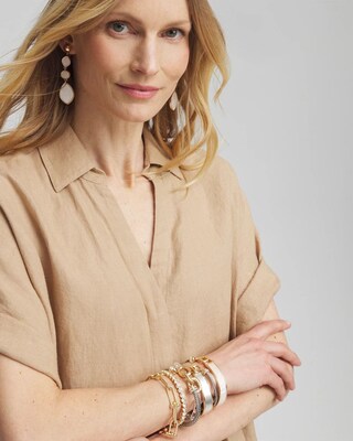 Gold Tone Links Bracelet