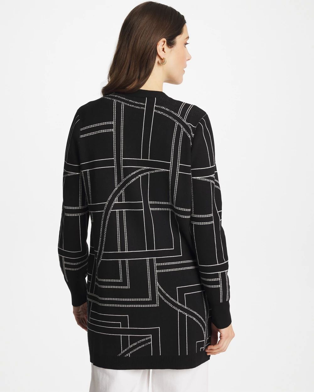 Ella Graphic Cardigan click to view larger image.