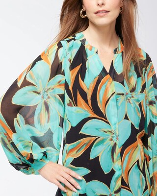 Chiffon Floral Shirt