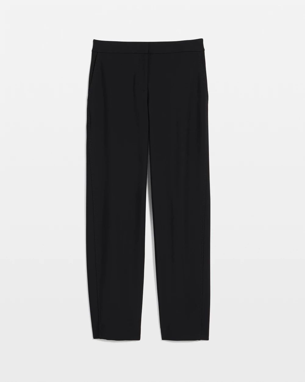 Emme Soft-Stretch Slim Ankle Pants click to view larger image.