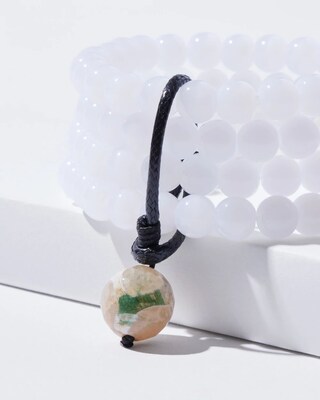 Convertible White Stretch Bracelets