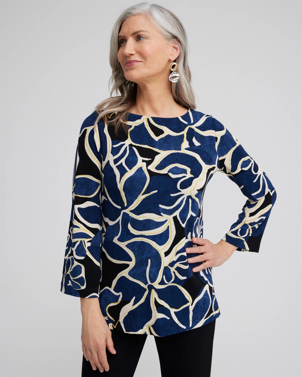 Travelers Floral Top