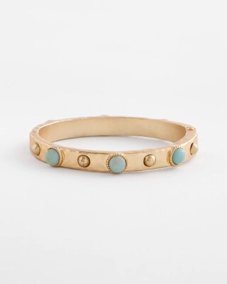 Mint Cuff Hinge Bracelet