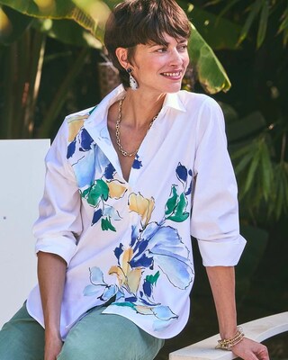 No Iron™ Floral Shirt