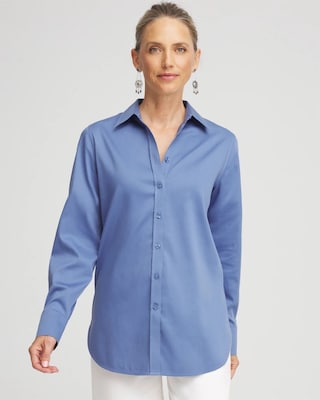 No Iron™ Stretch-Sateen Shirt