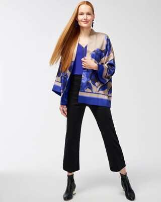 Floral Short Kimono