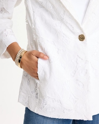 Classic Lace Blazer click to view larger image.