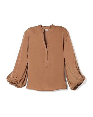 Bishop-Sleeve Blouse