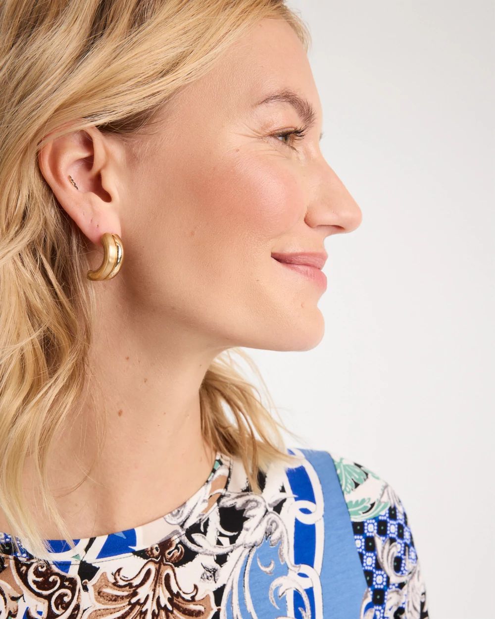 Double Hoop Earrings click to view larger image.