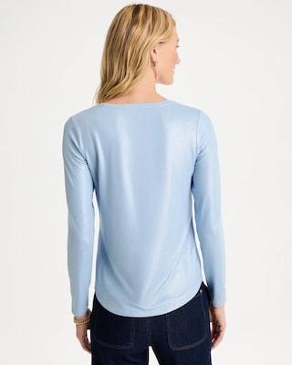 Foiled Touch of Cool™ Layering Tee click to view larger image.