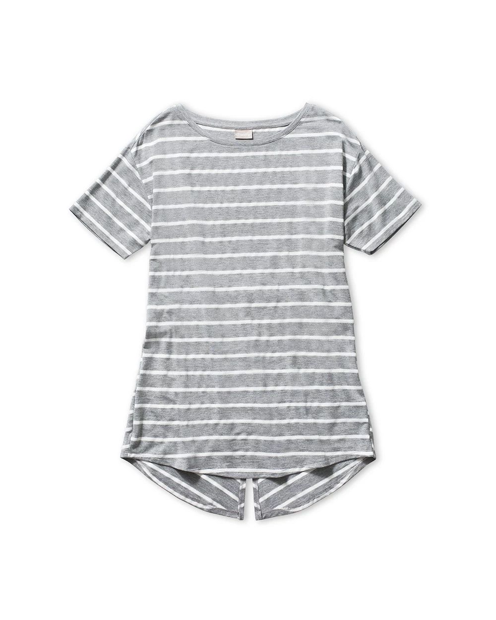 Zenergy Textured Striped Split Tunic
