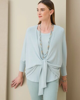 Cozy Knit Front-Tie Cardigan