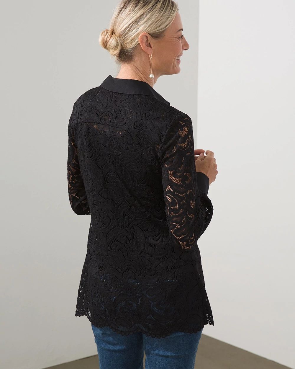 Stretch Lace Shirt