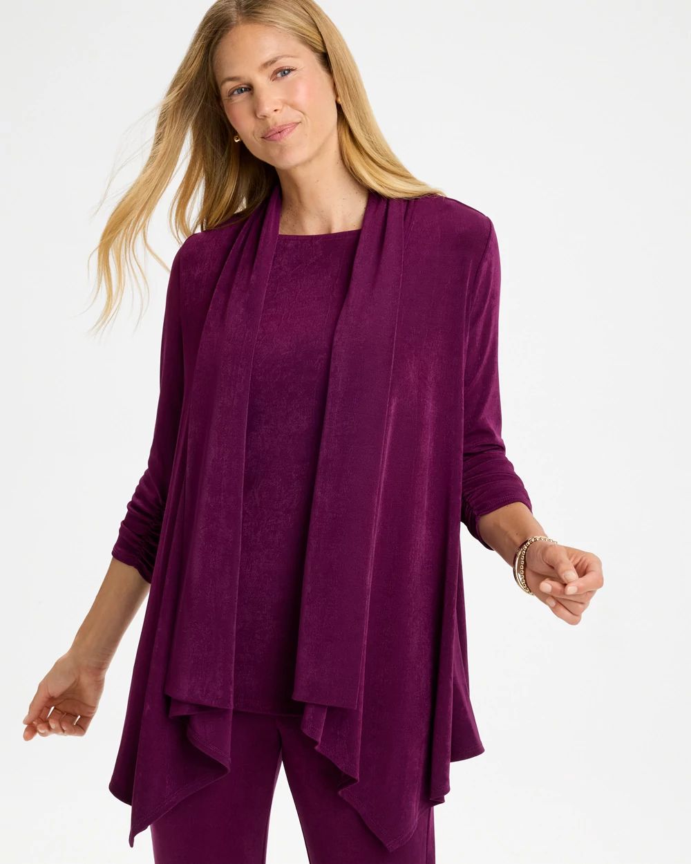 Travelers™ Ruched Sleeve Jacket