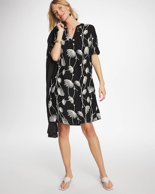 Embroidered Ginkgo Bonnie Dress click to view larger image.