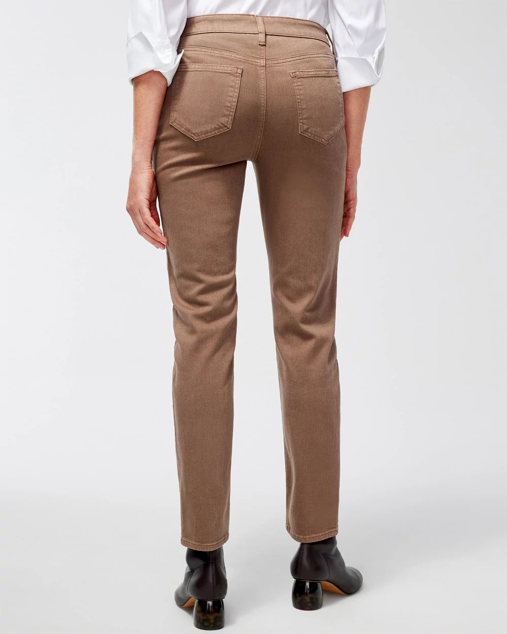 Petite Girlfriend Slim Ankle Jeans