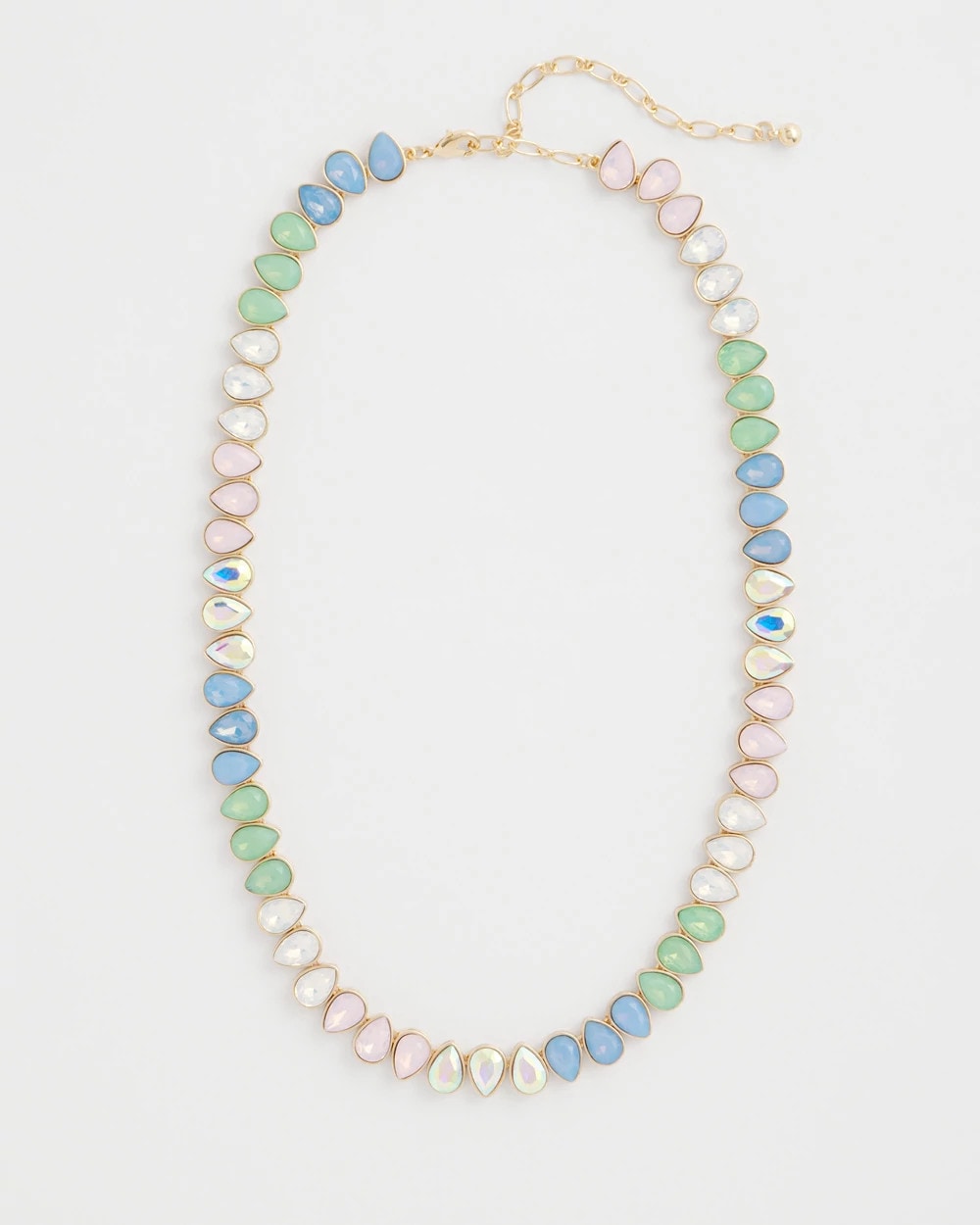 Teardrop Tennis Necklace