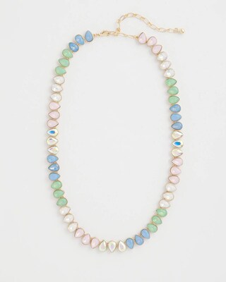 Teardrop Tennis Necklace