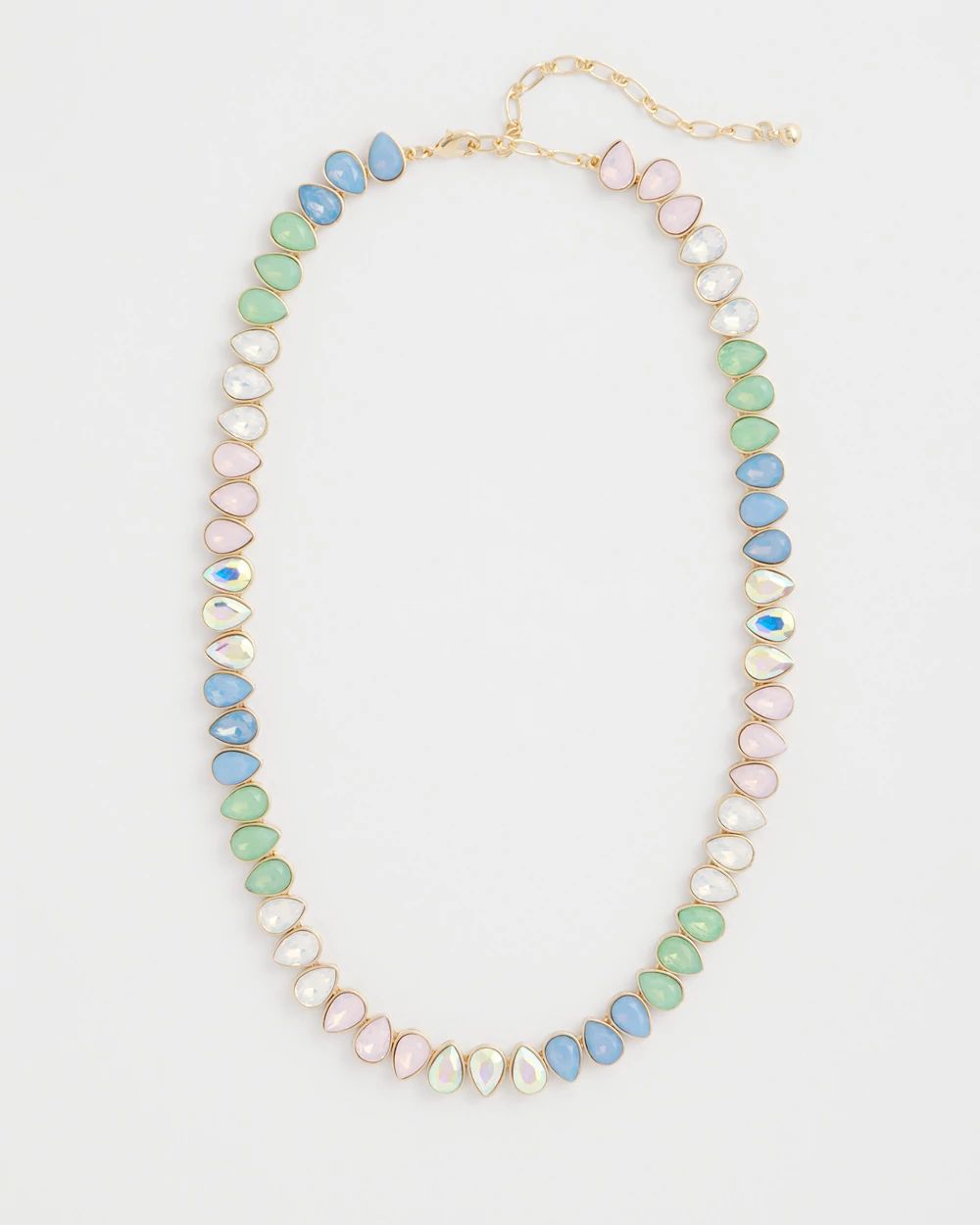 Teardrop Tennis Necklace