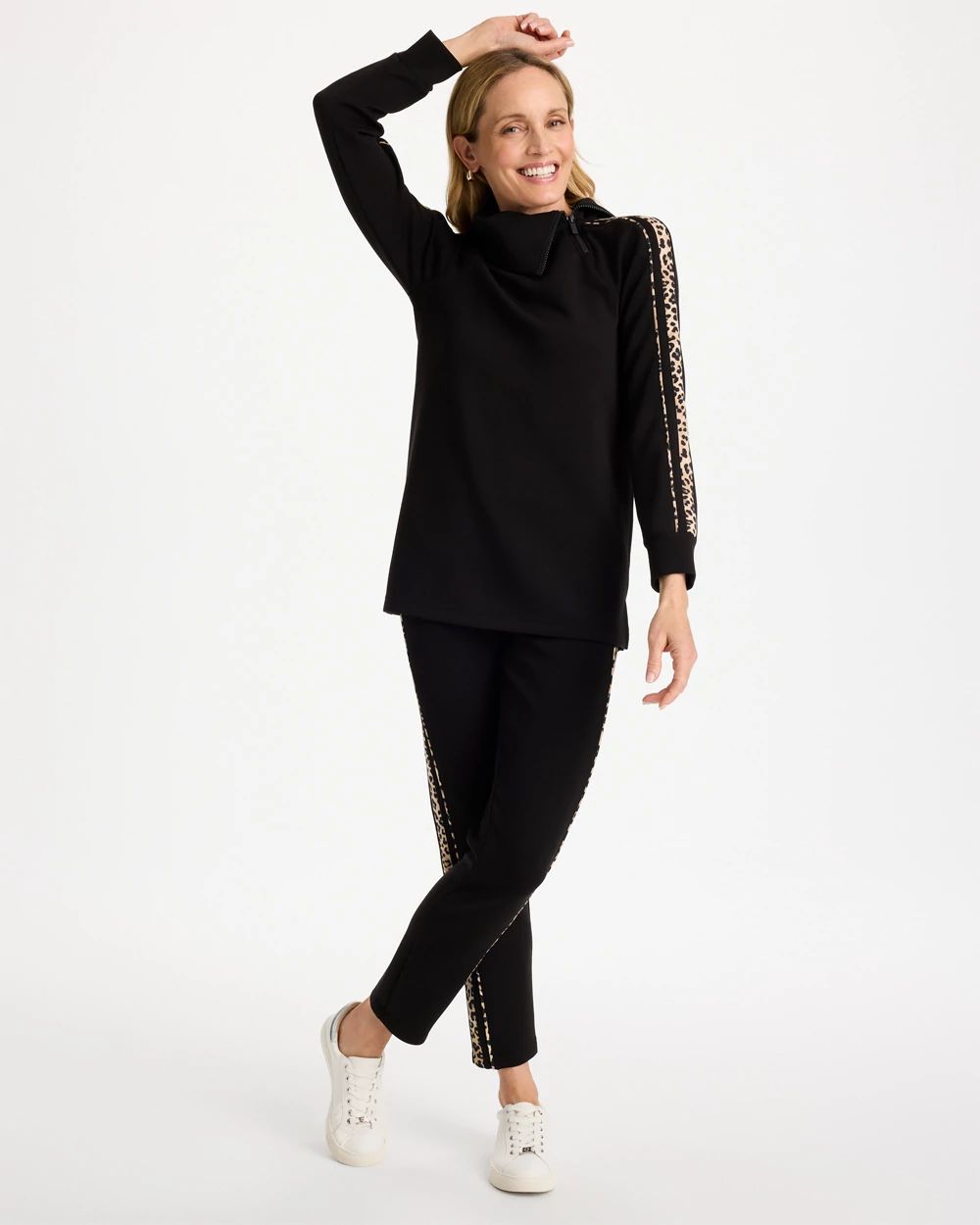 Zenergy® Soft Animal-Trim Tunic click to view larger image.