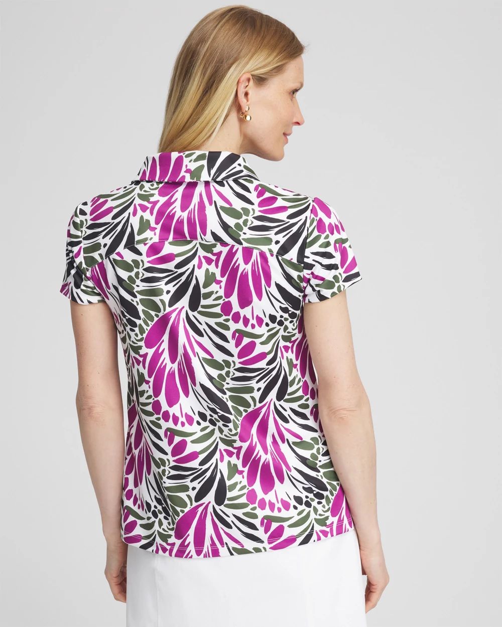 Zenergy® UPF Ruffle Front Polo