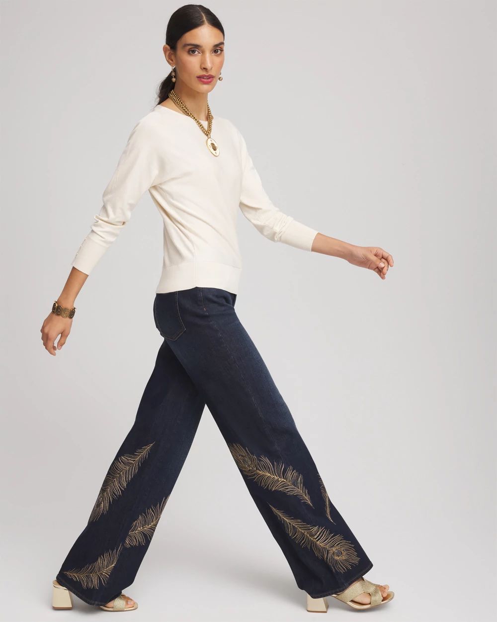 Ella Boatneck Pullover Sweater click to view larger image.