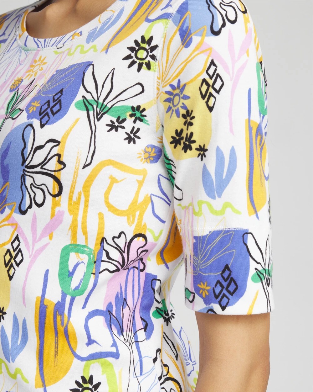 Surreal Jewel Neck Tee