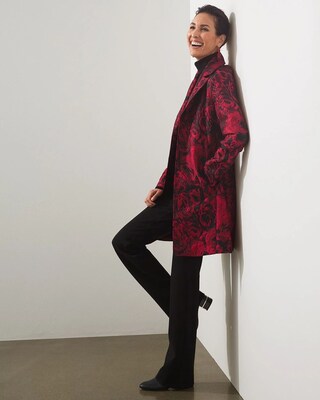 Rose Jacquard Topper