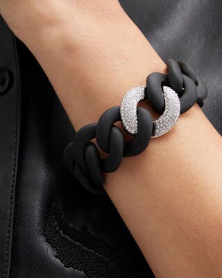 Pavé Detail Links Bracelet