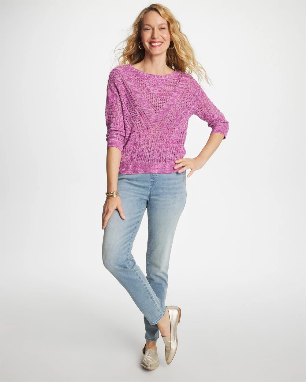 Pull-On Slim Ankle Jeggings click to view larger image.