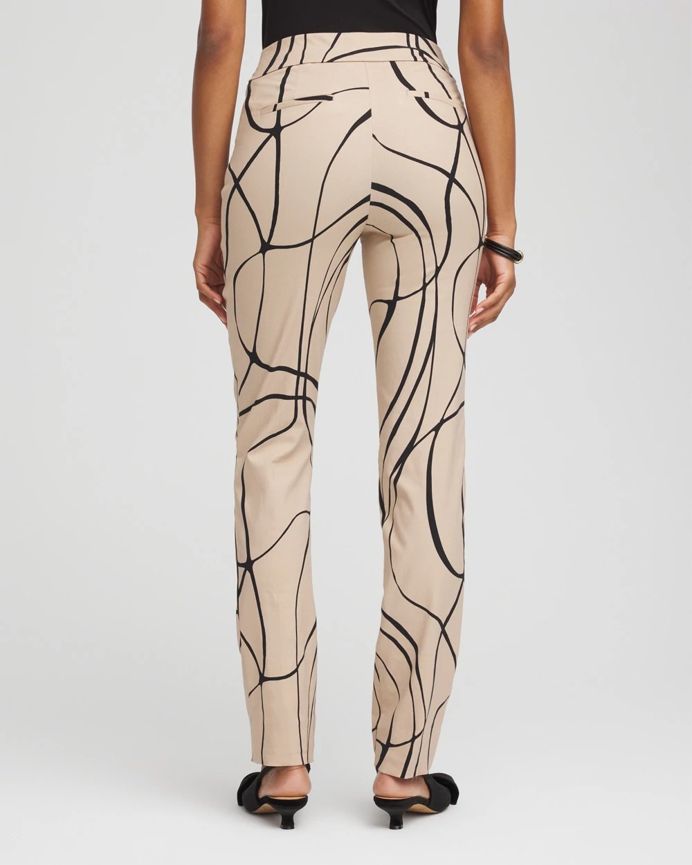 Brigitte™ Golden Leaf Slim Full-Length Pants