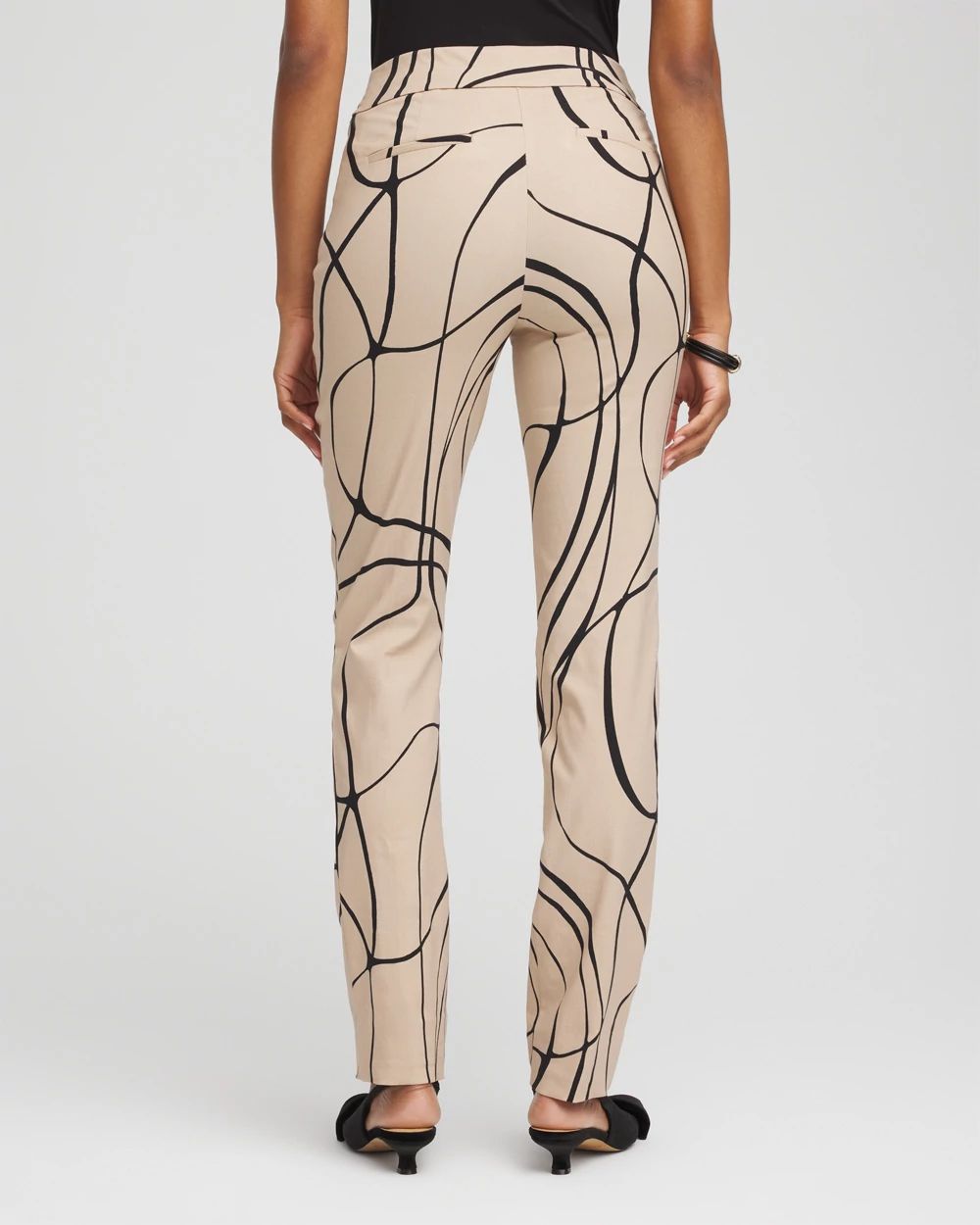Brigitte™ Golden Leaf Slim Full-Length Pants click to view larger image.
