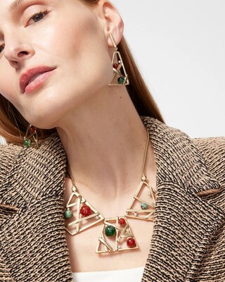 Beaded Bib Necklace