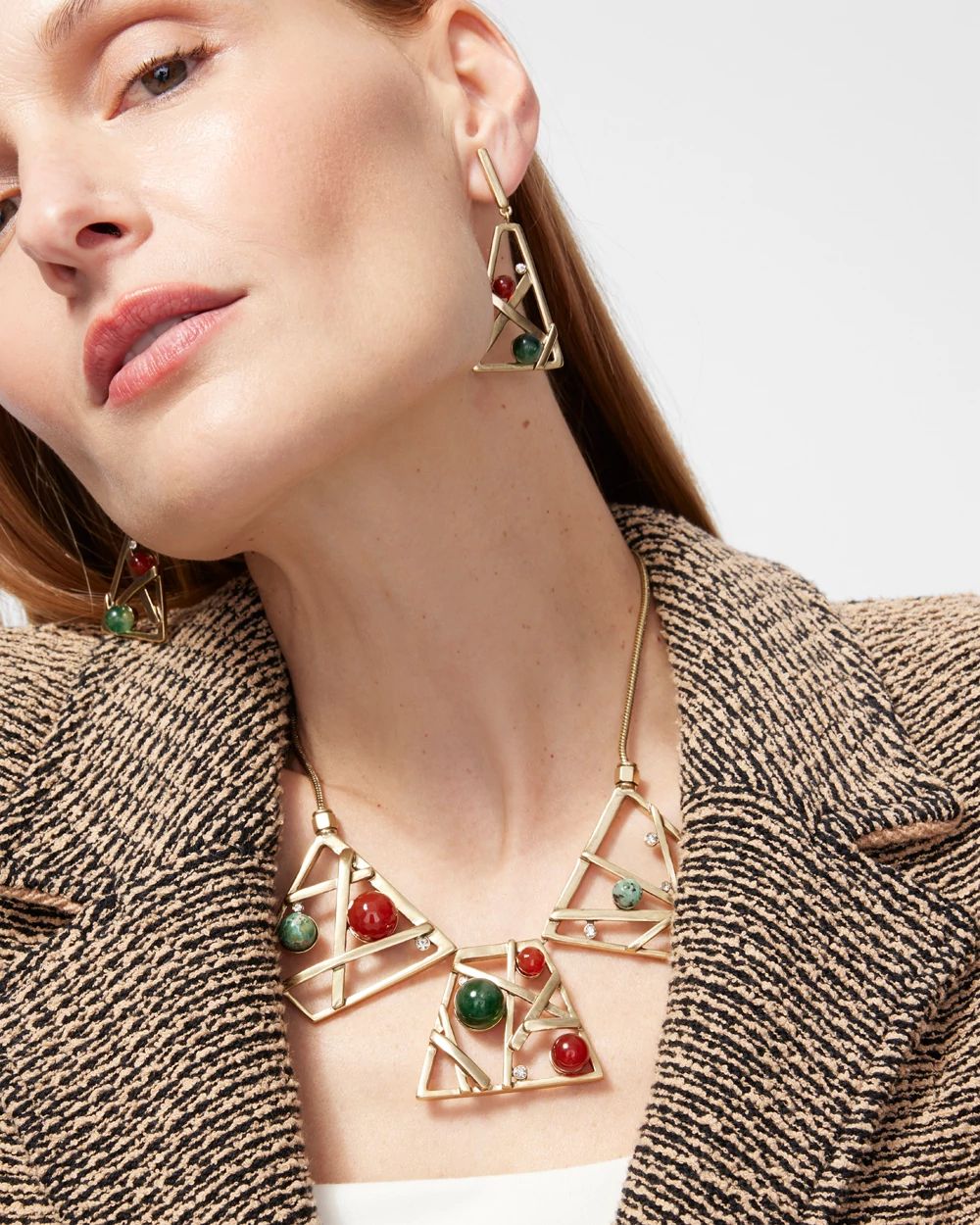Beaded Bib Necklace