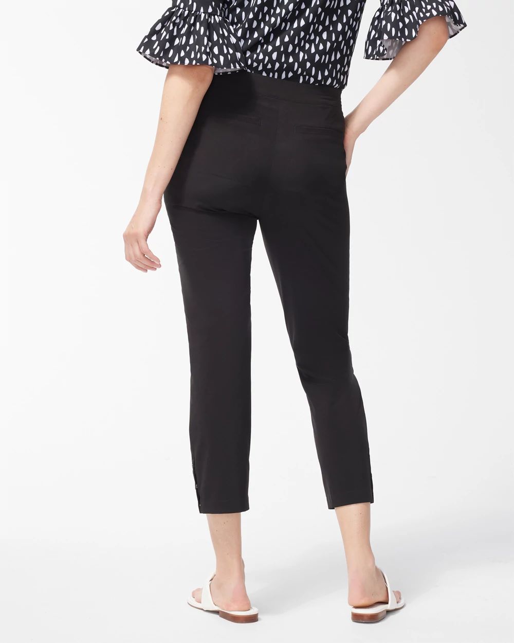 Zenergy UPF Snap Detail Cropped Pants