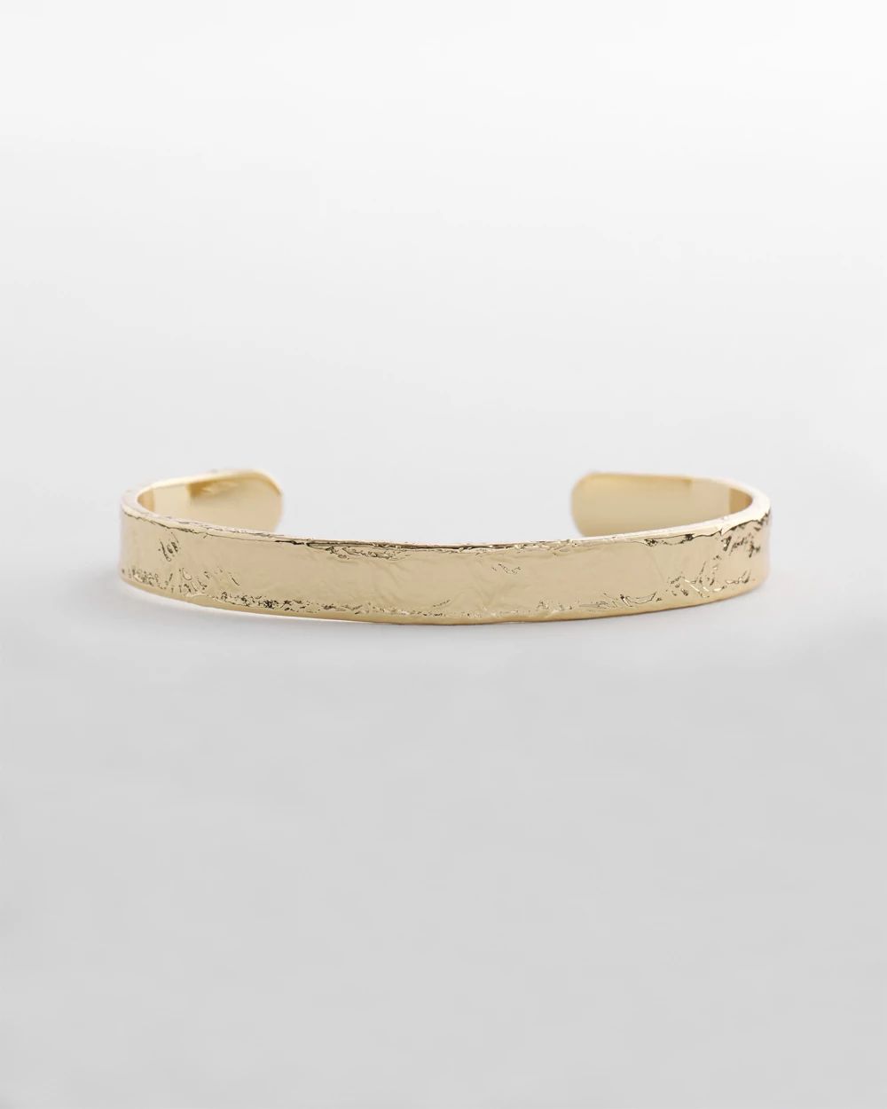Goldtone Flexible Cuff Bracelet