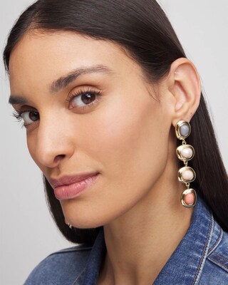 Neutrals Drop Earrings click to view larger image.