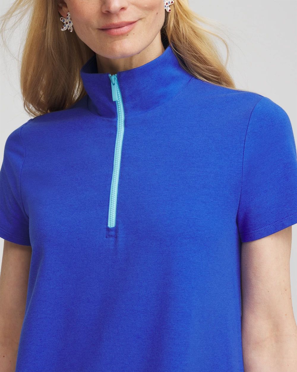 Zenergy® UPF Knit Half-Zip Dress