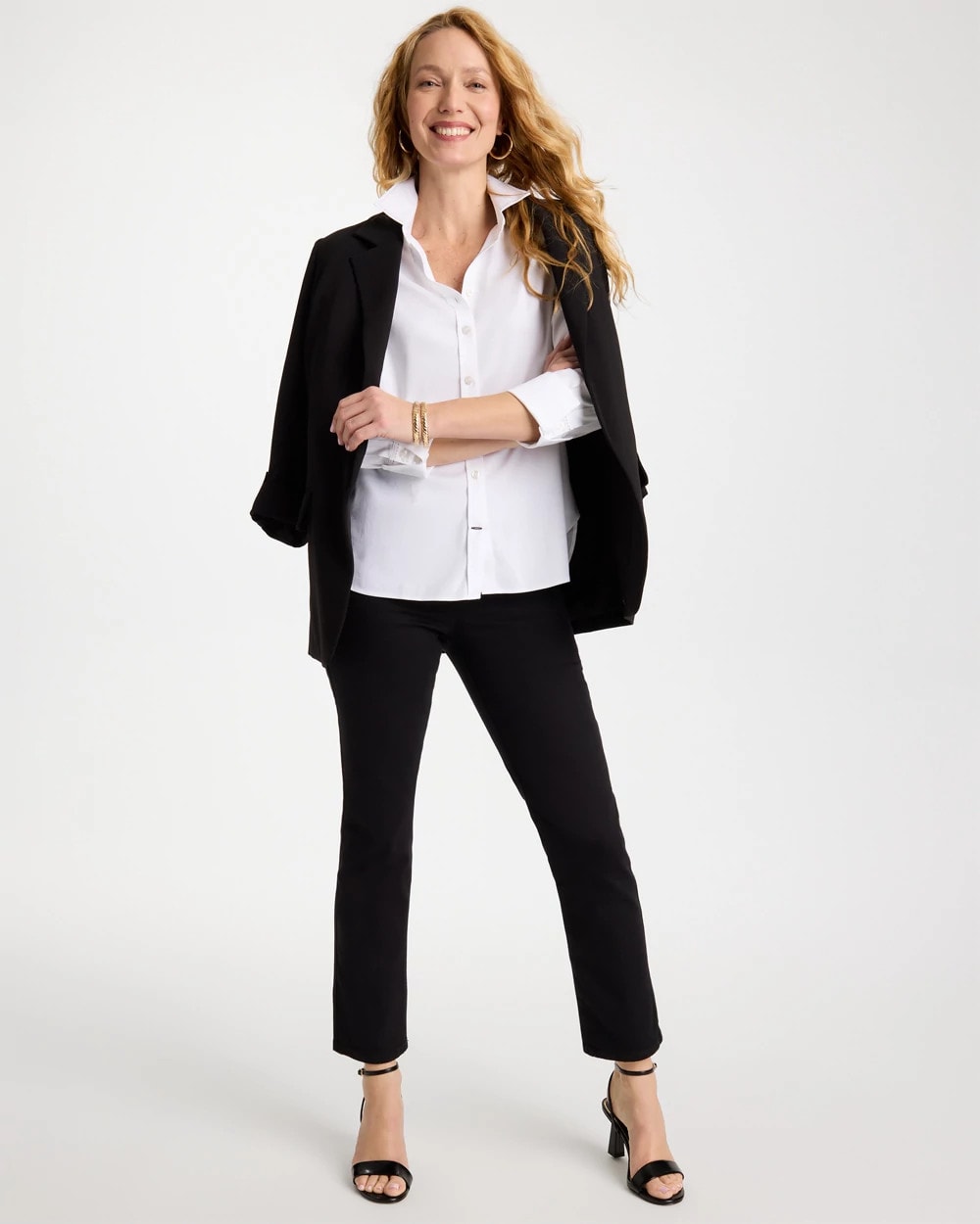 Pull-On Straight Jeans