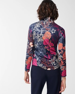 Zenergy UPF Floral Long Sleeve Top