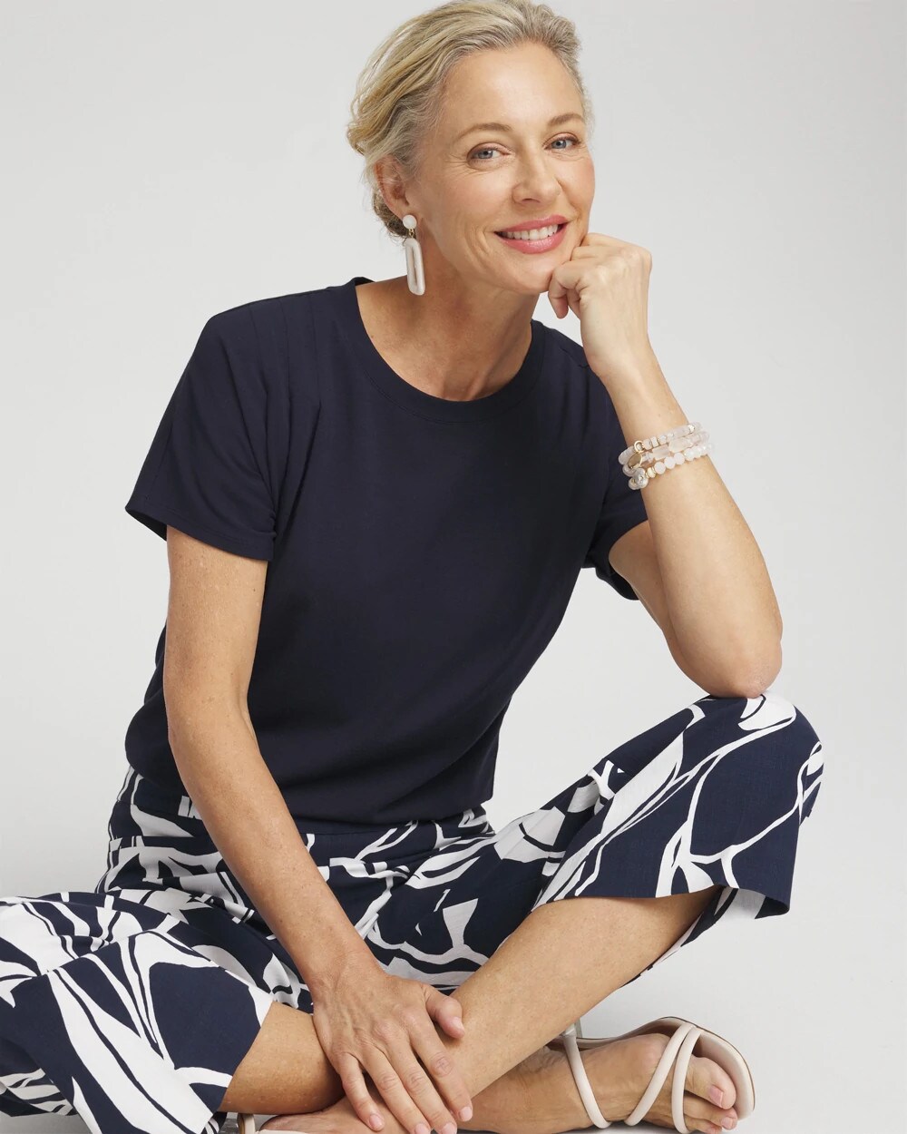 Touch of Cool™ Shoulder Detail Tee