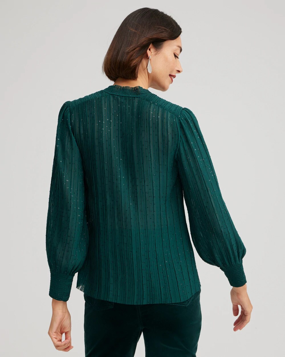 Pleated Blouse