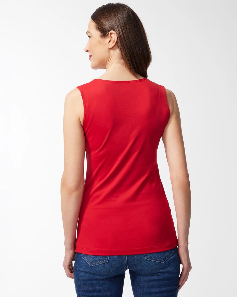 High Neck Microfiber Tank