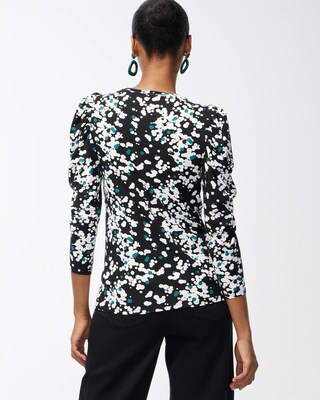 Touch of Cool Dot Romance Sleeve Top