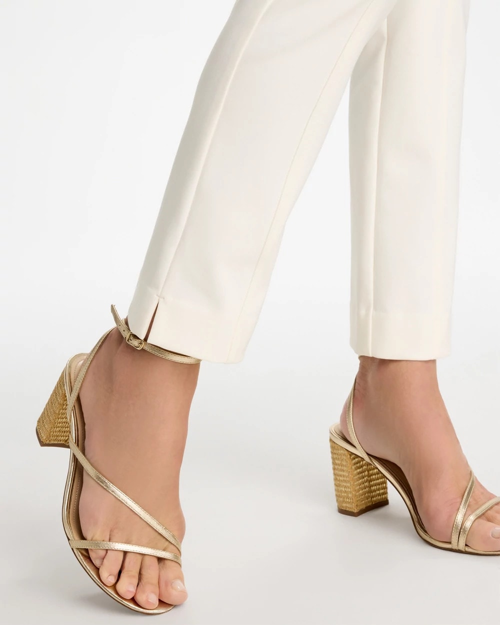 Juliet Bi-Stretch Slim Ankle Pants