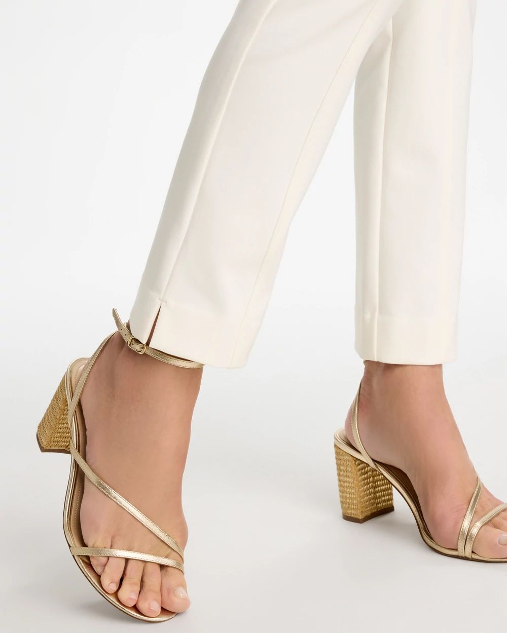 Juliet Bi-Stretch Slim Ankle Pants